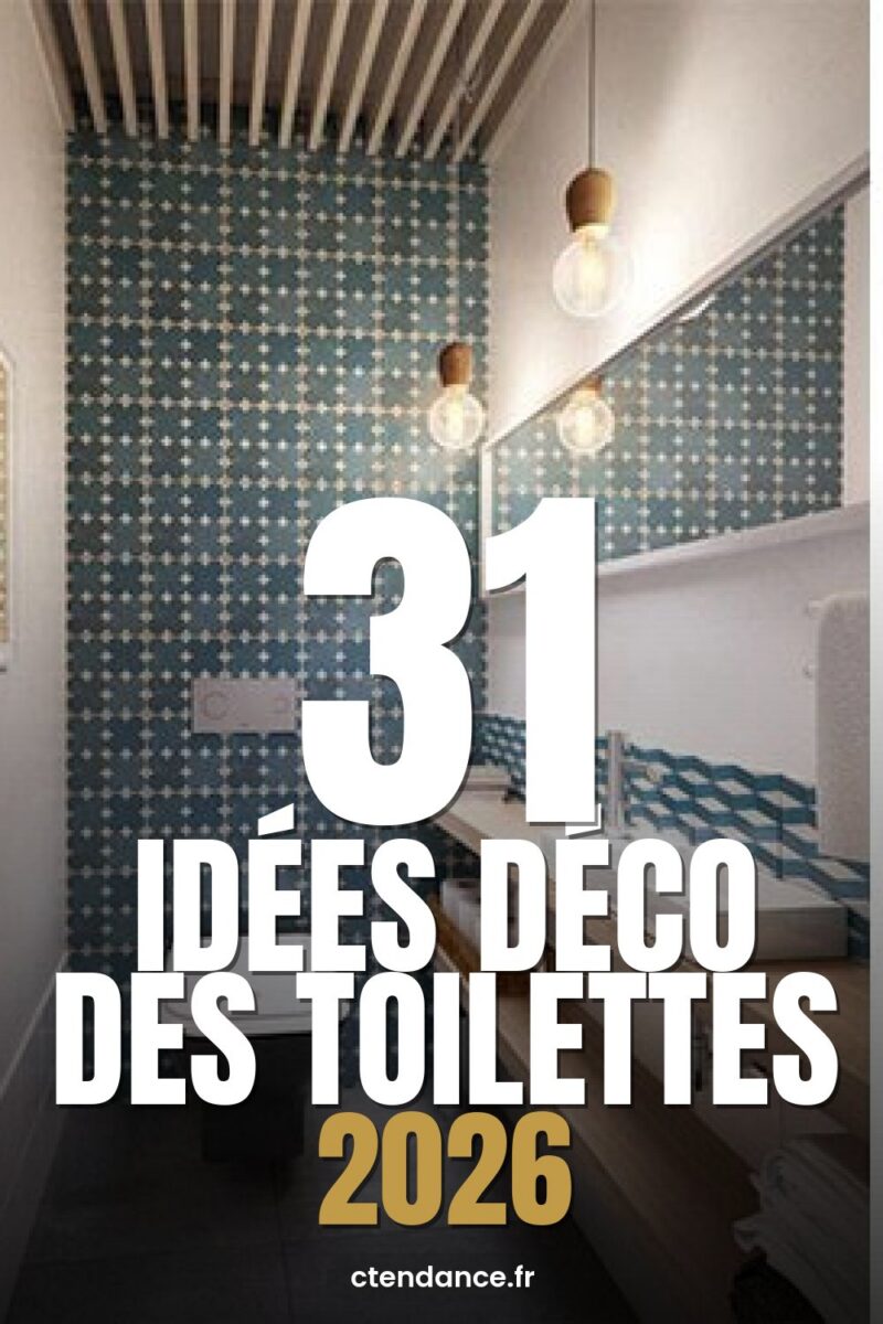 À épingler : Déco des toilettes : 31 idées pour des WC originaux et faciles