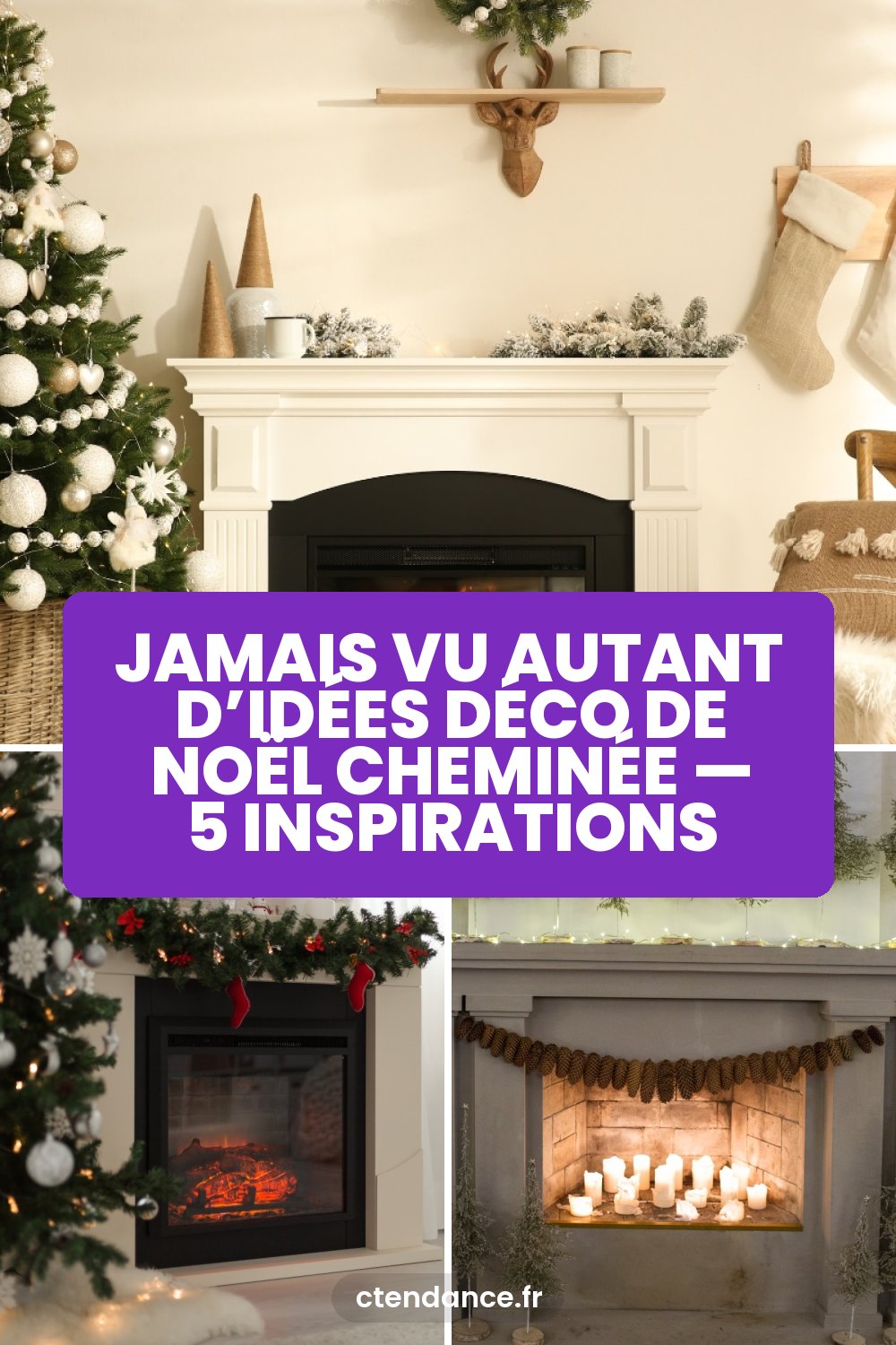 Jamais vu autant d’idées déco de Noël cheminée — 5 inspirations