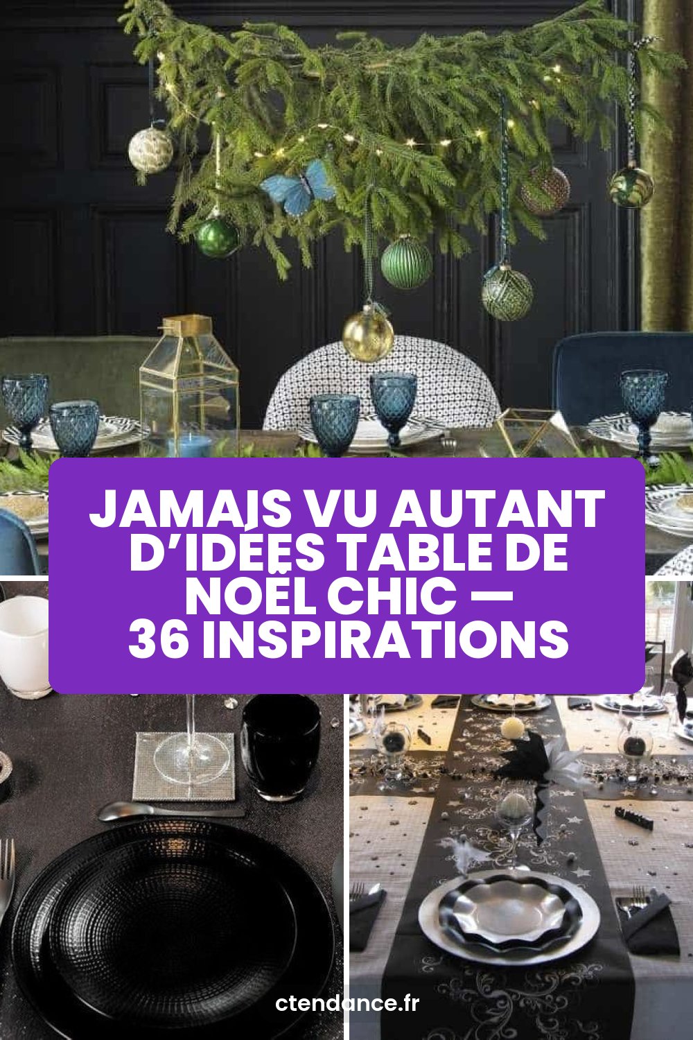 Jamais vu autant d’idées table de Noël chic — 36 inspirations