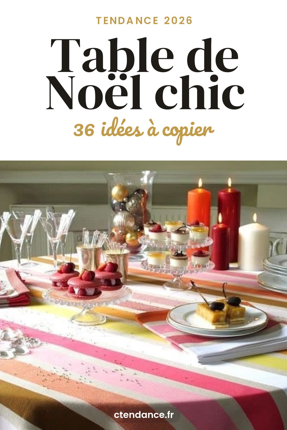 Table de Noël chic : 36 idées à copier (2026)