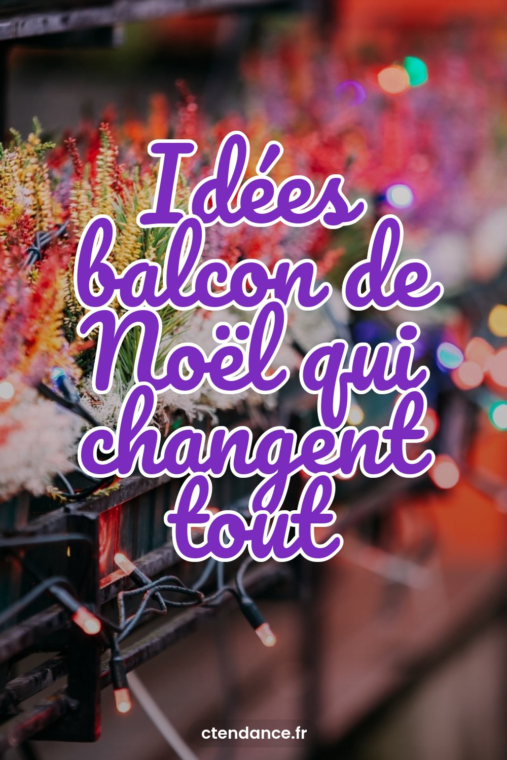 Idées balcon de Noël qui changent tout