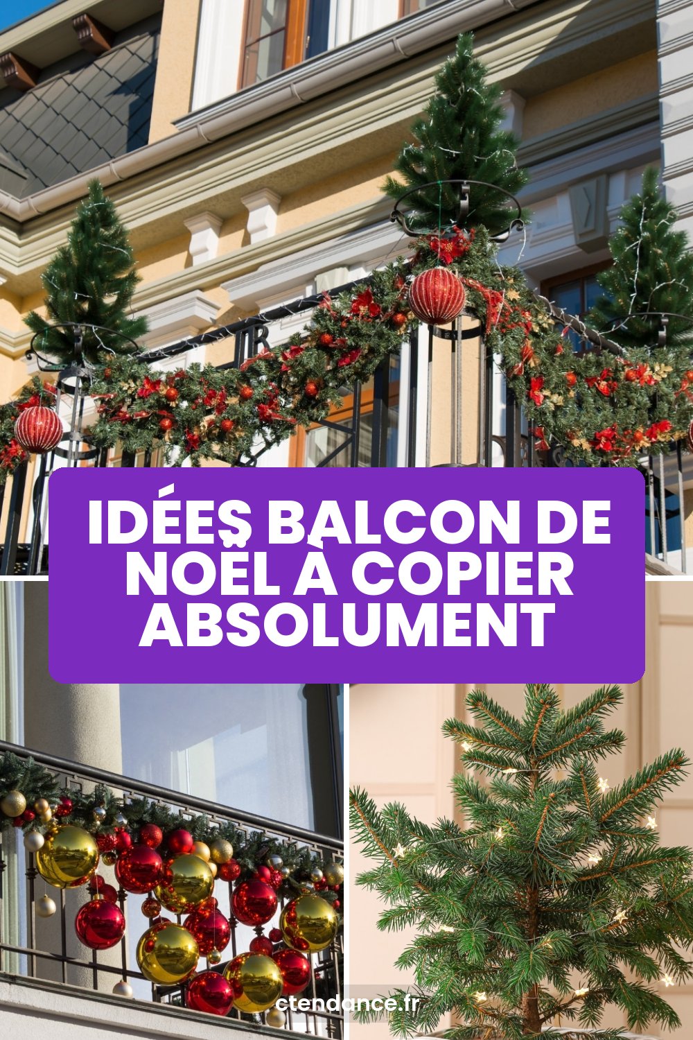 Idées balcon de Noël à copier absolument