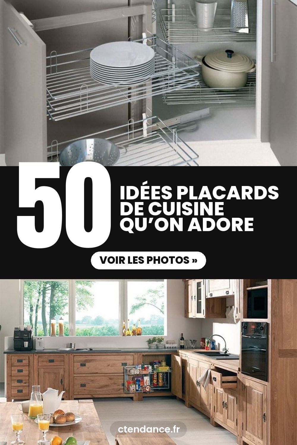 50 idées placards de cuisine qu’on adore