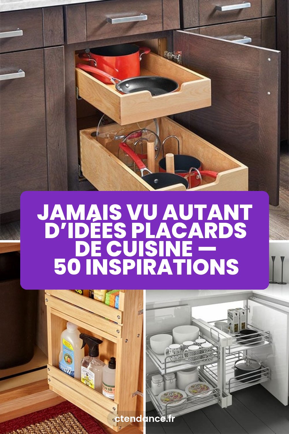 Jamais vu autant d’idées placards de cuisine — 50 inspirations