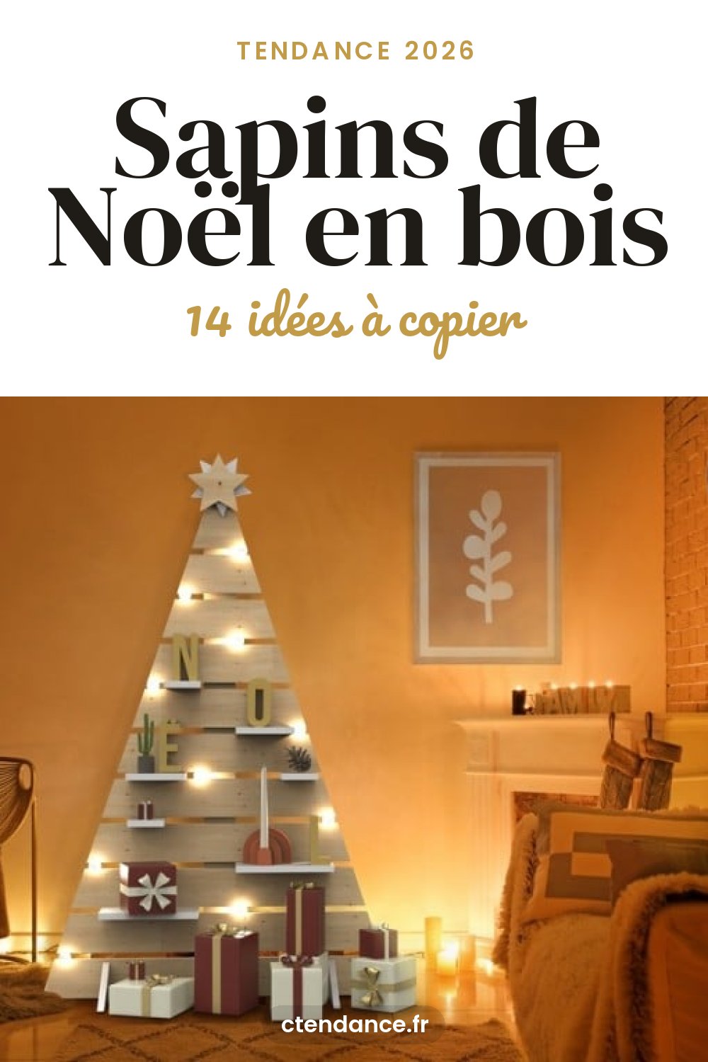 Sapins de Noël en bois : 14 idées à copier (2026)